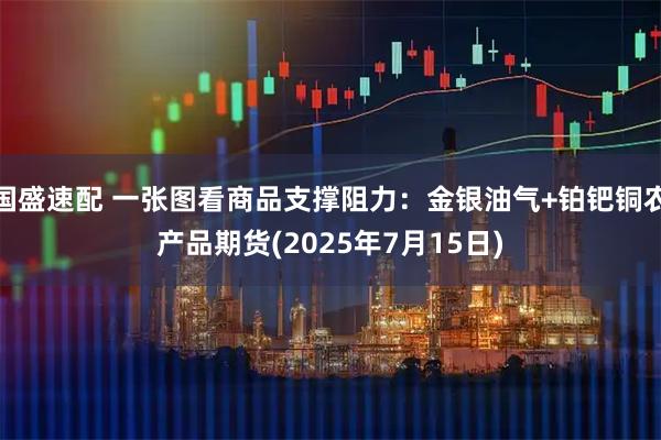 国盛速配 一张图看商品支撑阻力：金银油气+铂钯铜农产品期货(2025年7月15日)
